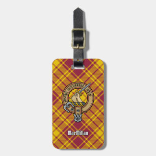 Étiquette À Bagage Clan MacMillan Crest sur le tatan de robe