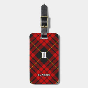 Étiquette À Bagage Clan MacQueen Tartan