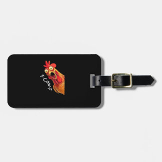 Étiquette À Bagage Classique Graphique Vintage F-Caw-F-Poulet