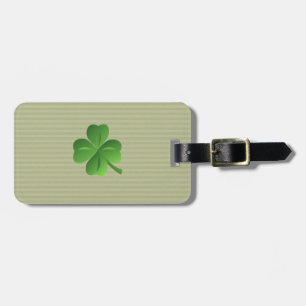 Étiquette À Bagage Classique tendance irlandais Lucky Shamrock