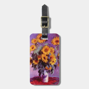 Étiquette À Bagage Claude Monet : Tournesols
