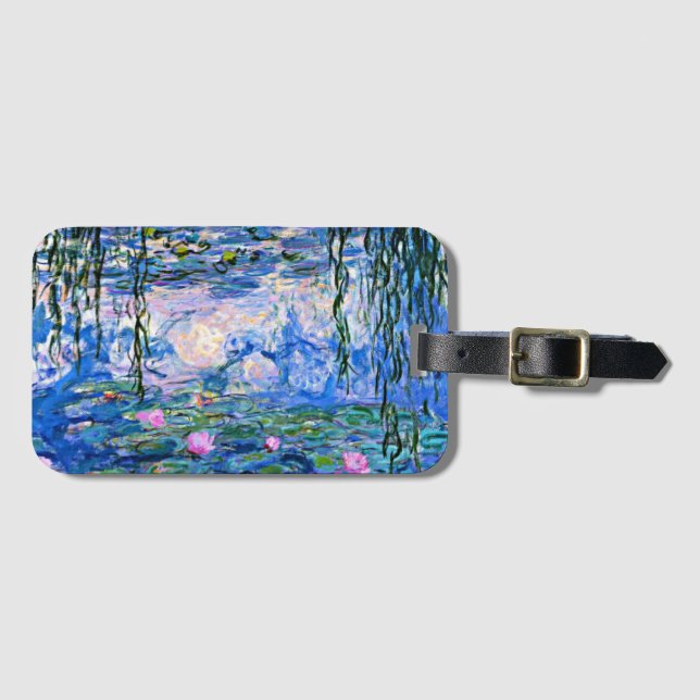 Étiquette À Bagage Claude Monet - Water Lilies, 1919, (Devant Horizontal)