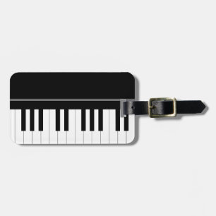 Étiquette À Bagage Clavier de piano