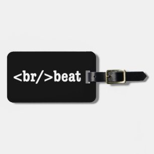 Étiquette À Bagage code HTML breakbeat