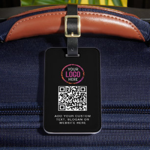 Étiquette À Bagage Code QR Logo professionnel moderne