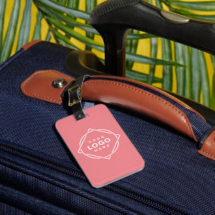 Étiquette À Bagage Code QR noir élégant et élégant