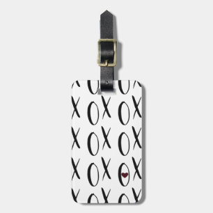 Étiquette À Bagage Coeur XOXO
