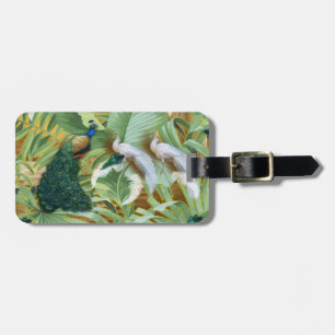 Étiquette À Bagage Collection Golden Peacock Temple Dreams