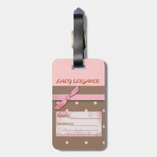 ÉTIQUETTE À BAGAGE COLLECTION LADY ELEGANCE