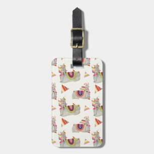 Étiquette À Bagage Collection Llamarama Motif II