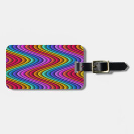 Étiquette À Bagage Coloré