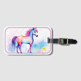 Étiquette À Bagage Coloré Pony 2