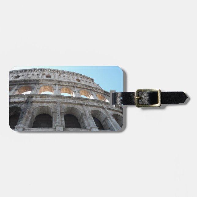 Étiquette À Bagage Colosseum- Rome (Devant horizontal)