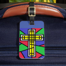 Conception croix couleur Abstraite