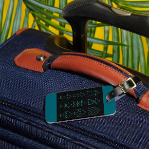 Étiquette À Bagage Conception de circuit fléché de technologie futuri