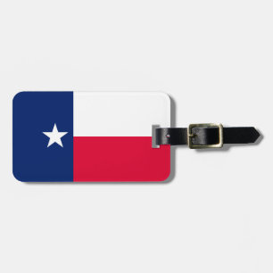 Étiquette À Bagage Conception de drapeau d'état du Texas