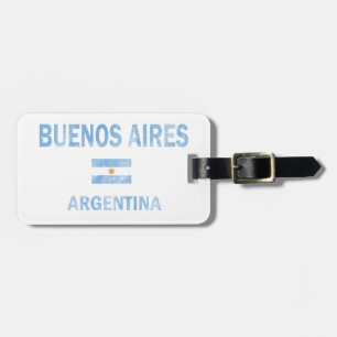 Étiquette À Bagage Conceptions de Buenos Aires Argentine