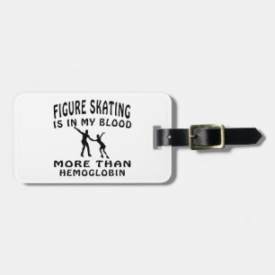 Étiquette À Bagage Conceptions de patinage artistique