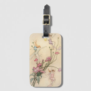 Étiquette À Bagage Contes de Fées Vintage, Trois Esprits Remplis de J