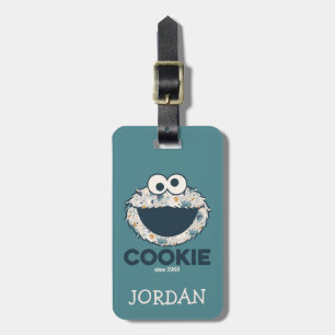 Étiquette À Bagage Cookie Monster   Cookie depuis 1969