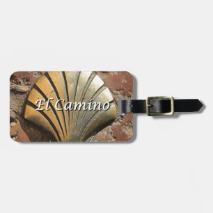 Étiquette À Bagage Coquille d'or d'EL Camino, Léon (légende)
