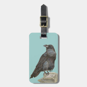 Étiquette À Bagage Corbeau