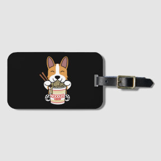 Étiquette À Bagage Corgi Instant Ramen