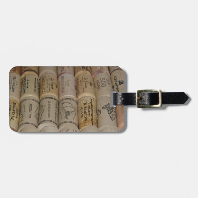 Étiquette À Bagage Corks (Devant horizontal)