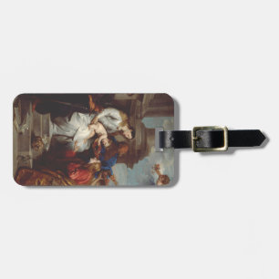 Étiquette À Bagage Coronation de Saint Rosalia par Anthony van Dyck