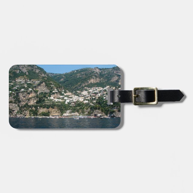Étiquette À Bagage Côte d'Amalfi, Italie (Devant horizontal)