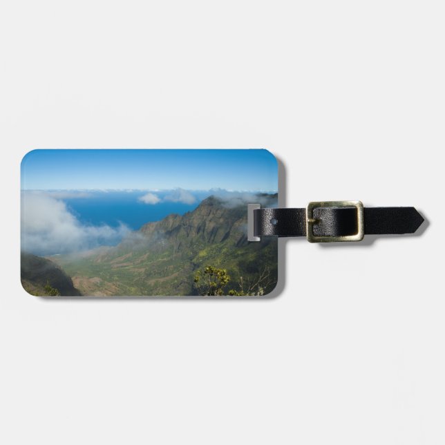 Étiquette À Bagage Côte de Na Pali de Kauai de Kokee (Devant horizontal)