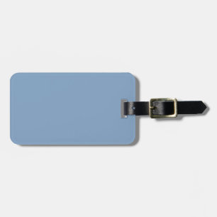 Étiquette À Bagage Couleur uni bleu pastel bleu poussiéreux