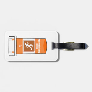 Étiquette À Bagage Courir Est Ma Drogue