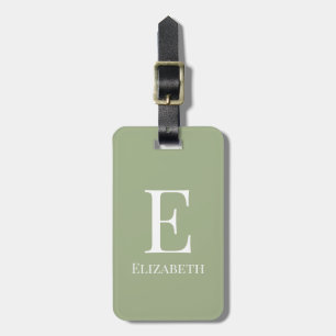 Étiquette À Bagage Création personnalisée de votre propre monogramme 