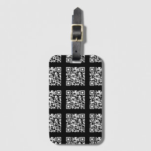 Étiquette À Bagage Créer un Motif de code QR en mosaïque   Couleur mo