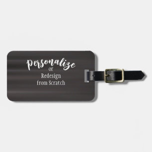 Étiquette À Bagage Créez votre propre conception personnalisée
