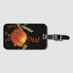 Étiquette À Bagage Créez votre propre parcours de basket-ball