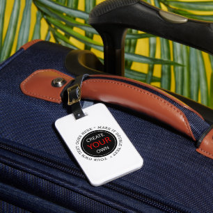 Étiquette À Bagage Créez votre propre - Personnalisé, marqué / Person