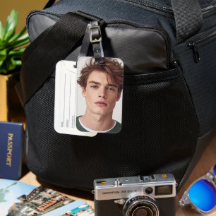 Étiquette À Bagage Créez votre propre photo personnalisée