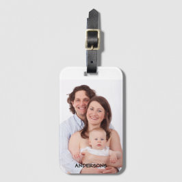 Étiquette À Bagage Créez votre propre photo personnalisée