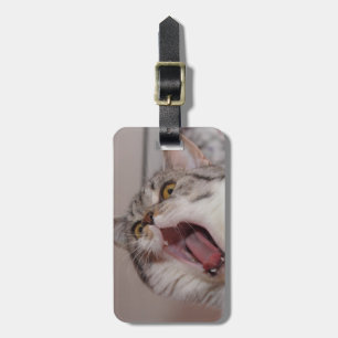 Étiquette À Bagage Criant British Shorthair