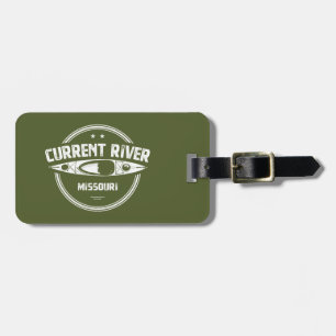 Étiquette À Bagage Current River Missouri Kayak
