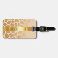 Custom Gold Africa Jaguar Safari animal peau rose