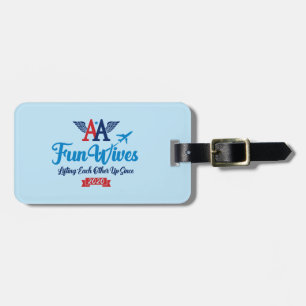 Étiquette À Bagage Customisez votre BlueLuggage Balise AA Fun Wives L