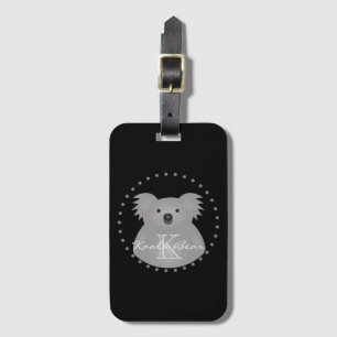 Étiquette À Bagage Cute Cudely Australia Baby Koala Oear Monogramme