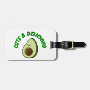 Étiquette À Bagage Cute Et Délicieux Avocado