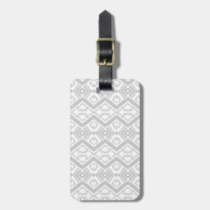 Étiquette À Bagage Cute gris zigzag motif mug