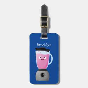 Étiquette À Bagage Cute happy food mixender cuisine appareil dessin a