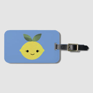 Étiquette À Bagage Cute Kawaii Lemon