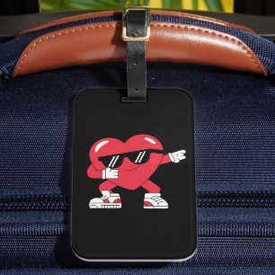 Étiquette À Bagage Dabbing Coeur drôle Cadeaux Valentines Jour